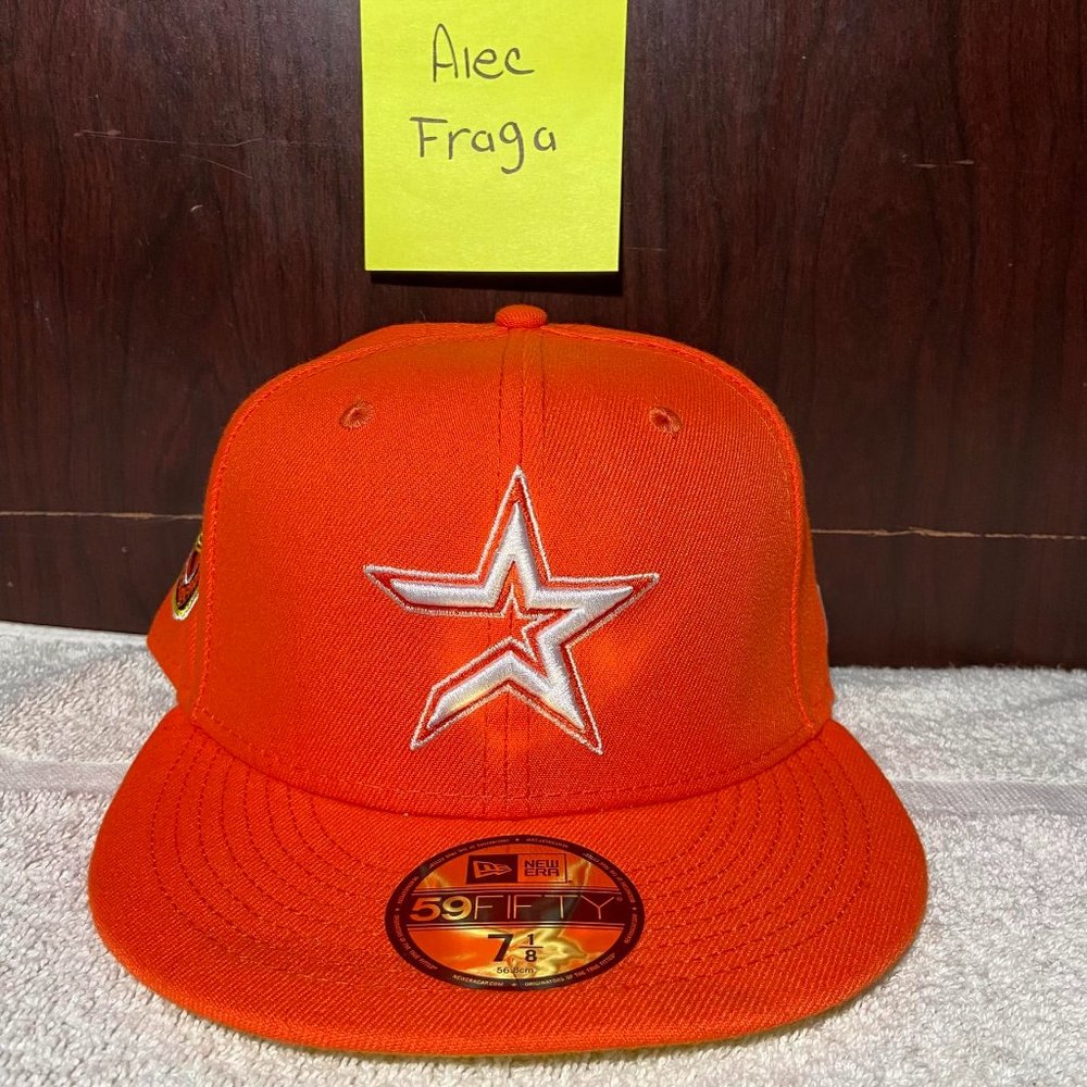 New Era Houston astros Candy Corn Lids Exclusive 7 1/8